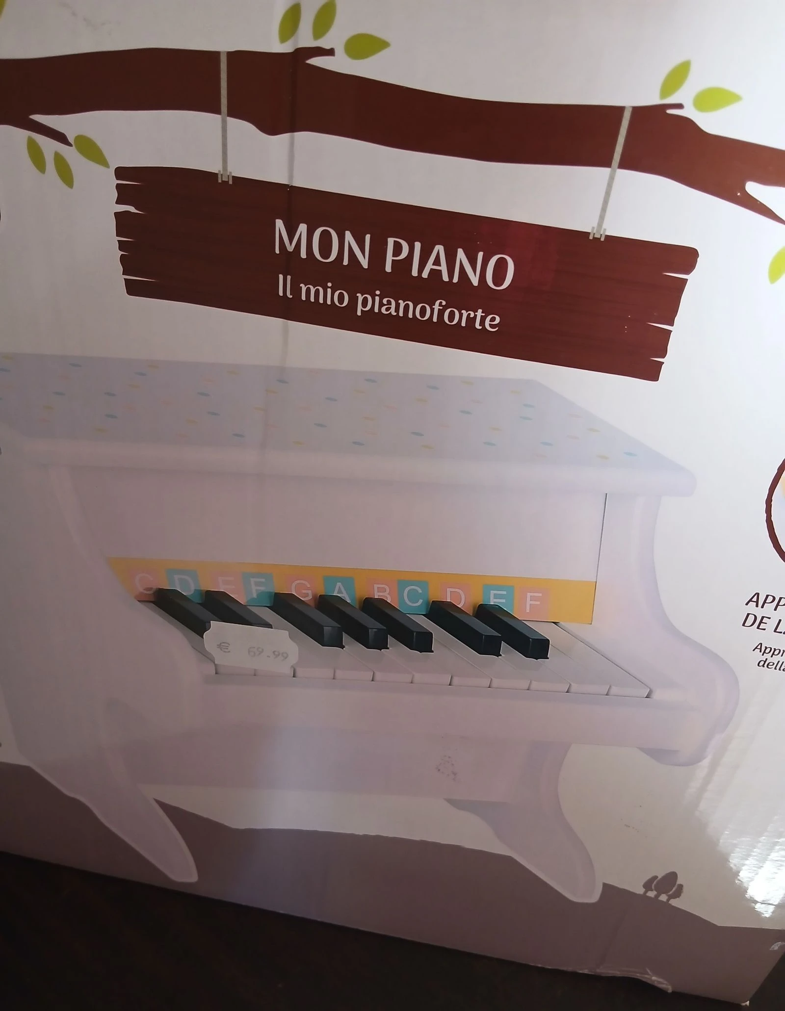 Piano enfant musical L'atelier du bois  – photo 3